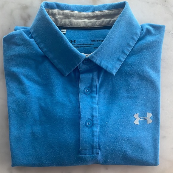 Under Armour Men’s Golf Polo Shirt - Small Size - Picture 3 of 8